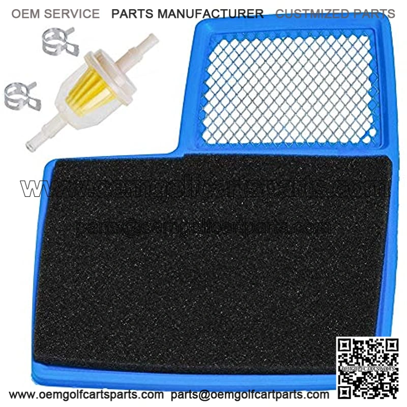 Air Pre Filter Fuel Filter Kit Replacement for Yamaha G16 G19 G20 G22 G29 Drive Gas Golf Cart 1996-UP 4 Cycle 301cc 357cc Engine Replaces JN6-E4450-01 JN6-E445E-00