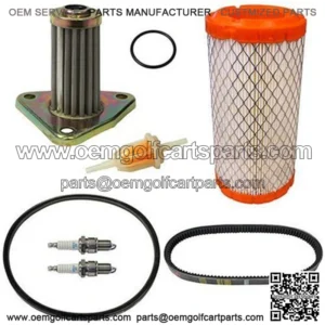 EZGO Golf Cart DELUXE Tune Up Kit (For 1996+, 295/350cc 4-cycle Gas w/ Oil Filter)