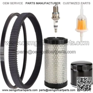 Golf Cart Tune Up Kit Drive Starter Belts for EZGO TXT RXV 08-11 Kawasaki Motor