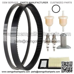 Golf Cart Tune Up W/ Drive & Starter Belts for EZGO TXT 94-05 295/350cc 4 Cycle