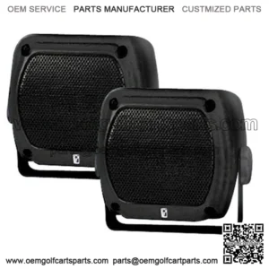 Universal Poly-Planar Waterproof Box Golf Cart Speakers