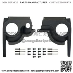Golf Cart Parts & Accessories Golf Cart Speaker Pod Kit Set of 2 Black ABS for EZGO TXT Golf Cart Fits 1994-2013