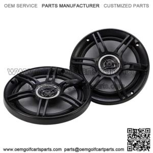 Crunch 6.5" 200W Max Coaxial Speakers, Set of 2