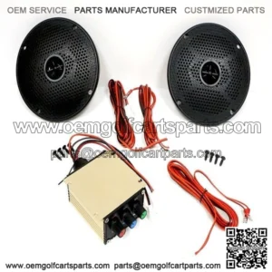 Golf Cart MP3/Bluetooth Player Speaker Kit
