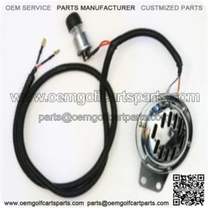 GOLF CART HORN KIT BUTTON WIRE HARNESS CLUB CAR YAMAHA EZ-GO