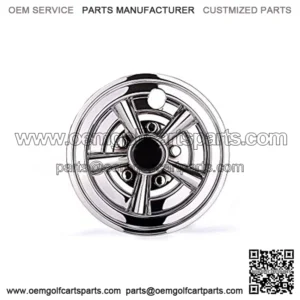 Golf Cart Wheel Covers Hub Caps for Yamaha/Club CAR/EZ-GO Par Car 8" (Set of 4)