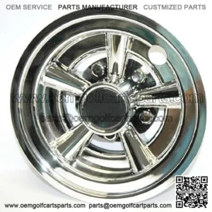 Golf CART HUB CAPS FITS Yamaha Club CAR EZ-GO PAR CAR HUBCAPS 8"