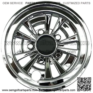 GOLF CART WHEEL COVERS HUB CAPS YAMAHA CLUB CAR EZ-GO PAR CAR 8" (Set of 4)