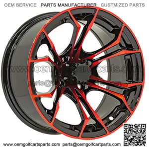 Aluminum Golf Cart Wheel | 4x101.6mm Bolt Pattern (Sold as Single Unit)