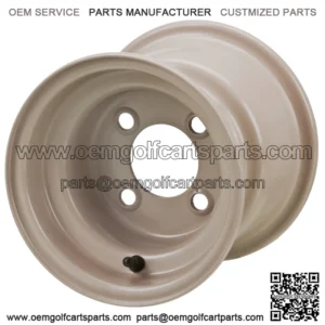 Revenge 8" Stone Steel Golf Cart Wheel (No Offset)