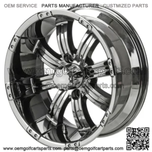 Revenge 12x7 Casino Mirror Golf Cart Wheel 3:4 Offset