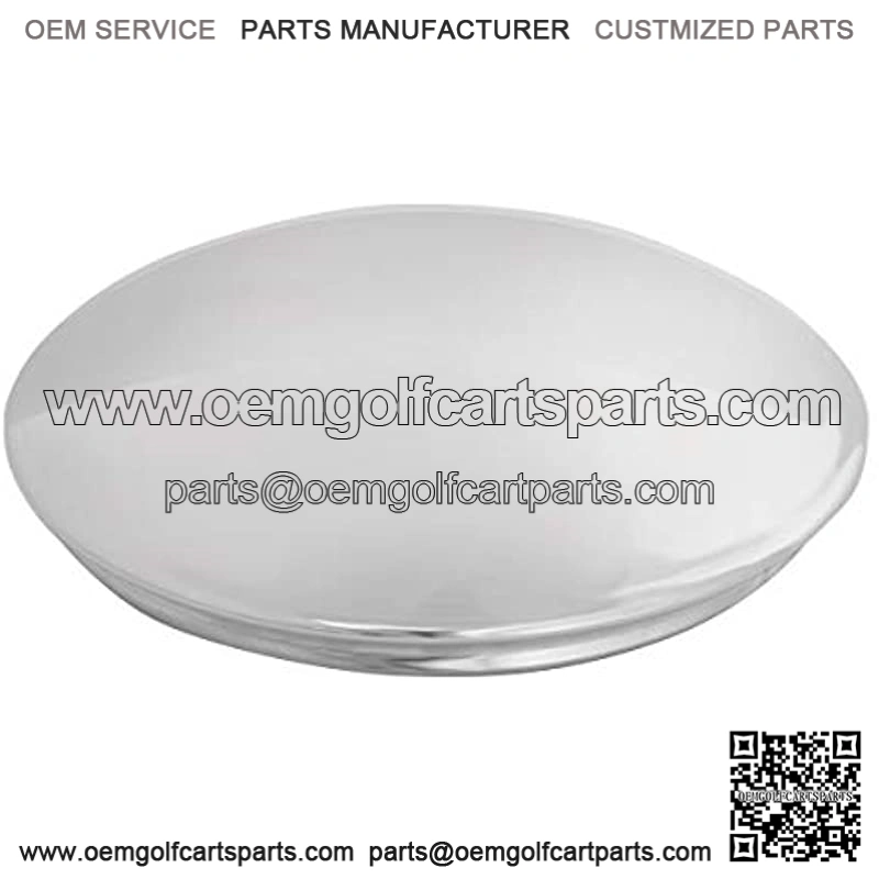 20050 Chrome Hub Cap for Towing Truck, Golf Cart and Trailer with 8 Inches Wheel