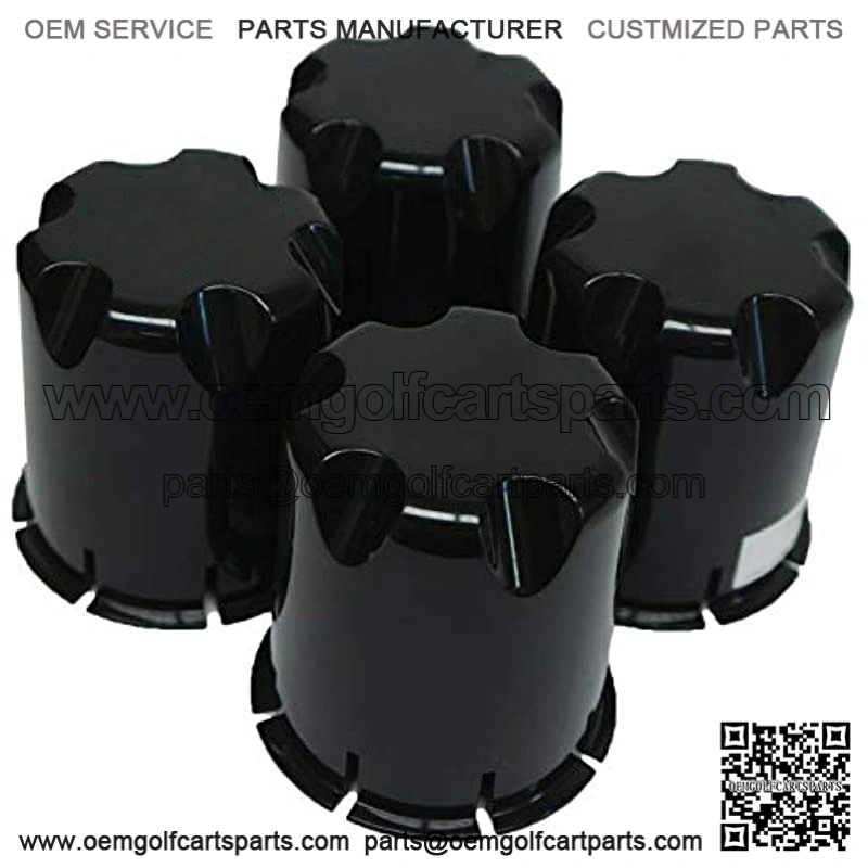 Golf Cart Wheel Center Cover Cap, Black