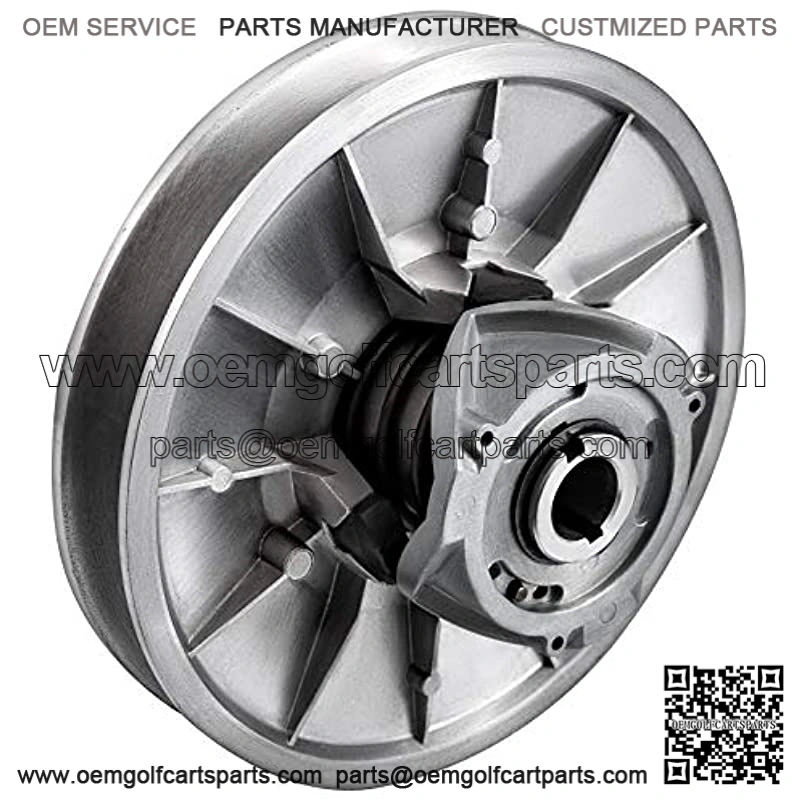 Golf Cart High Torque Driven Clutch for Club Car DS & Precedent 1997 to Up Club Car 4-Cycle Gas Golf Cart Model, Silver