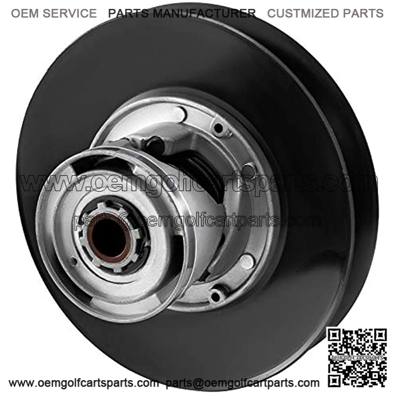 Golf Cart Driven Clutch Fit for EZGO 2-Cycle 1976-88 Gas Models Torque Driven Clutch Primary Driven Clutch, with Movable Sheave, Heat-Treated Center Shaft