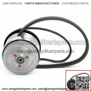 Drive Clutch + Belts Kit for Kawasaki FE 290 350 for Club Car DS Gas Golf Cart