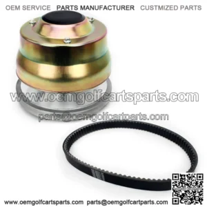 Drive Clutch + Belt Set for Yamaha G2A-G22A 4 Cycle Gas Golf Cart JN6-G6201-03