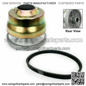 Drive Clutch + Drive Belt Set for Yamaha G2-G22A 4 cycle Gas Golf Cart 1985-2006