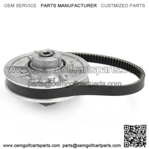 Rear Driven Clutch + Drive Belt Set for EZGO Golf Cart 4 cycle Gas TXT 1991-2022