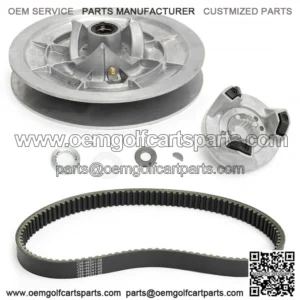 Secondary Driven Clutch + Belt Kit for Yamaha G2 G8 G9 G22 4 Cycle Gas Golf Cart