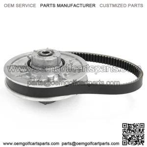 Rear Driven Clutch 28 Degree + Belt Set for EZGO Golf Cart Gas 4 cycle 26301-G03