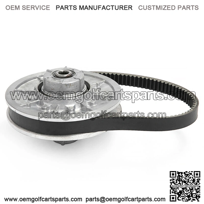 Rear Driven Clutch 28 Degree + Belt Set for EZGO Golf Cart Gas 4 cycle 26301-G03