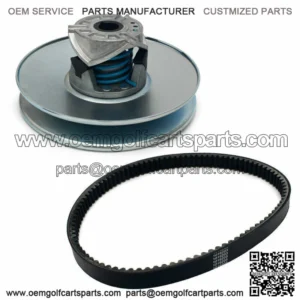 Driven Clutch + Belt for Club Car Golf Cart Gas Precedent 2004-2022 DS 1997-2022