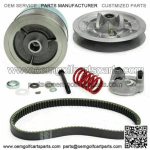 Drive Clutch + Driven Clutch + Belt for Yamaha G2 G8 G9 G22 Golf Cart Gas 85-07