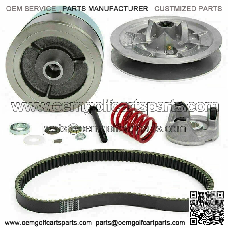 Drive Clutch + Driven Clutch + Belt for Yamaha G2 G8 G9 G22 Golf Cart Gas 85-07