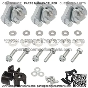 Drive Clutch Button & Weight Repair Kit for 1992-2015 Club Car DS & Precedent Gas Golf Cart Models with Kawasaki Engine OEM# 1014453 1016801