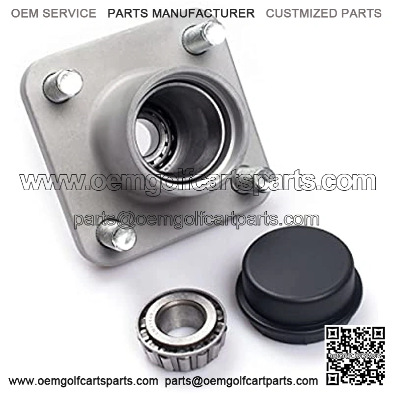 Golf Cart Front Wheel Hub Assembly kit with Bearing Seals for 1974-2003 Club Car DS Golf Cart, OEM:11011102,1011153,1011889,1011892,1011894
