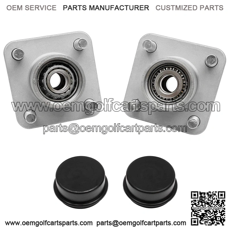ClubCar EZGO YAMAHA golf cart full series front wheel bearing seat assembly with oil seal