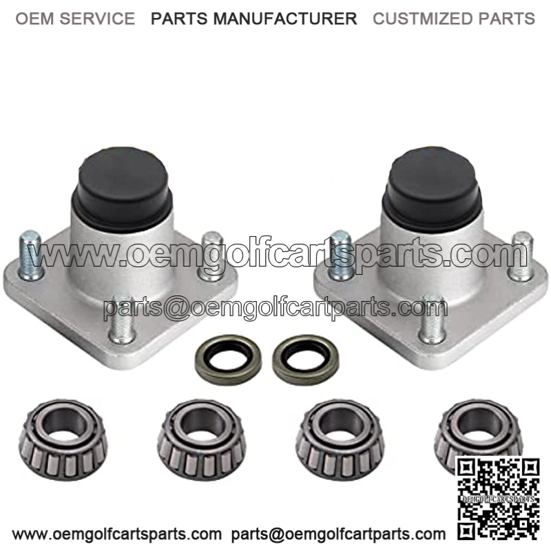 2X Front Wheel Hub Bearing Assemblies for EZGO Golf Carts TXT/Medalist G&E Models 2001 and Newer - Replace OEM# 70895G01 Bearings