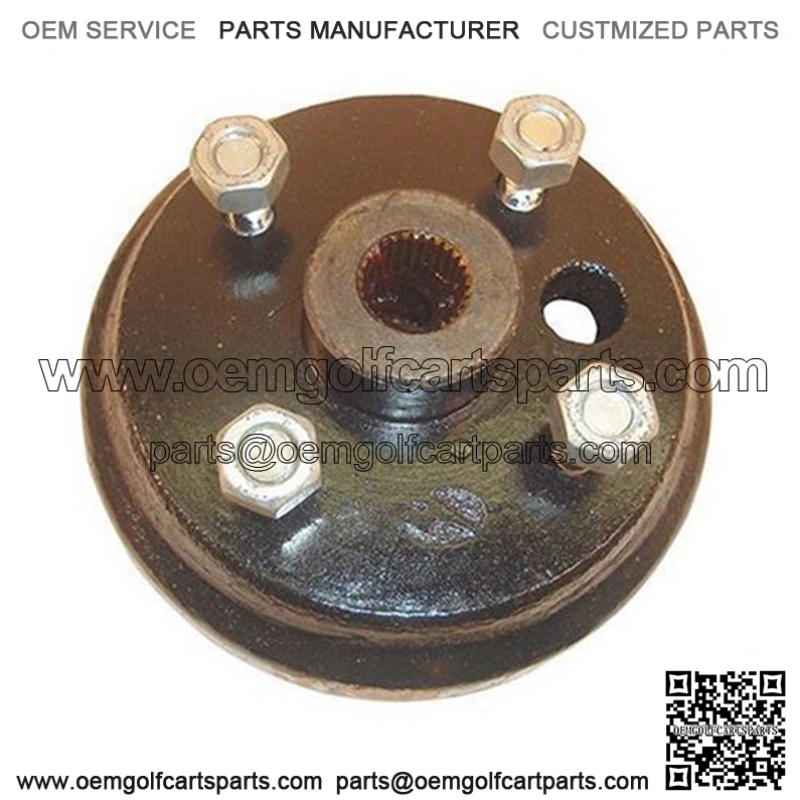 EZGO Brake Drum - Large Hole - Fine Splined (Fits all 4-cycle Gas 1991+, and RXV)