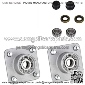 Golf Cart 4-Bolt Front Wheel Hub Assembly for EZGO TXT/Medalist 2001-up Gas & Electric, OEM# 70895-G01 2 Pack