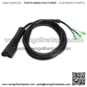 48V Charger Receptacle Plug Cable and Connector Kit for Golf Cart EZGO RXV 2008-up Electric