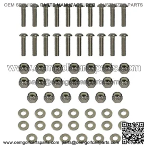 Golf Cart Fender Flare Stainless Steel Hardware Kit