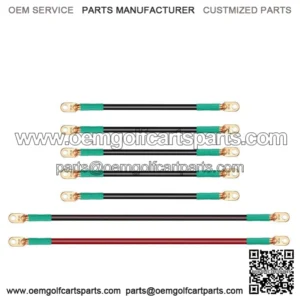 Golf Cart Battery Cables Set Fit EZGO TXT 1994-Up 36 /48 Volt with 4 Gauge