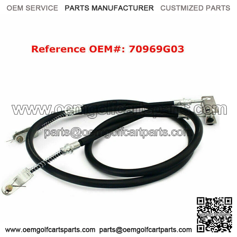 2x Brake Cables Drive Passenger For EZGO TxT Medalist ST Sport Workhorse-MPT 800