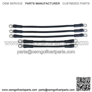 Yamaha G14/ G16 Battery Cables - 4-gauge - Includes (3) x 12" (2) x 9" Cable Set (For 36V 1994+)