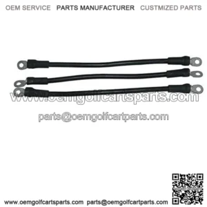 EZGO RXV Battery Cables, Includes (3) 12" (4 gauge)