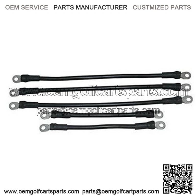 Yamaha G19 Battery Cables - Includes (2) x 9" (3) x 14" 4-gauge Cable Set