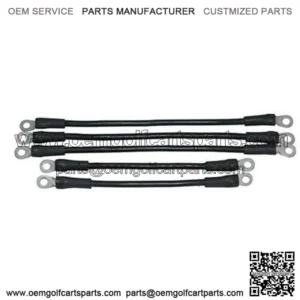 Yamaha G14/ G16 Battery Cables - 6-Gauge - Includes (3) x 12" (2) x 9" Cables (For 36V 1994+)