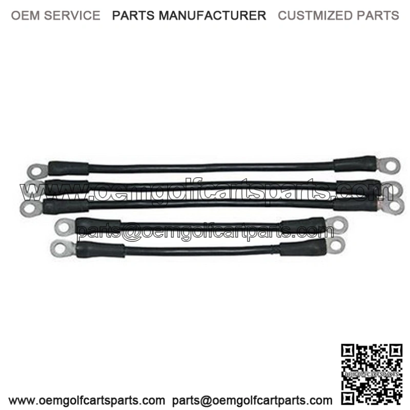Yamaha G14/ G16 Battery Cables - 6-Gauge - Includes (3) x 12" (2) x 9" Cables (For 36V 1994+)