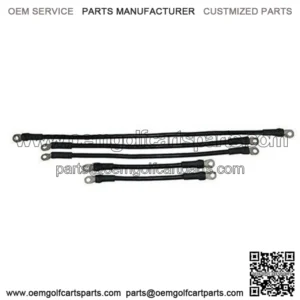 EZGO Marathon Battery Cables - 4-gauge - Includes (1) 21", (2) 16" and (2) 9" (Fits 1994 & down)