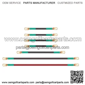 Golf Cart Battery Cable Set Fit EZGO TXT 1994-up 36V 48V 4 Gauge 7-Pack