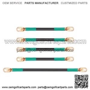 5pcs Golf Cart Battery Cables for EZGO TXT Medalist 94-up 36V /48V - 4 Gauge