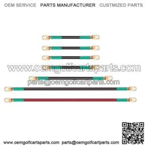 Golf Cart Battery Cable Set Fit EZGO TXT 1994-up 36V 48V 4 Gauge 7-Pack
