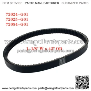 Golf Cart for EZGO Drive Belt 1994-2009 4-Cycle 72024-G01 72025-G01 72054-G01