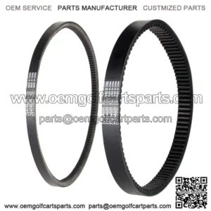 Golf Cart Clutch Drive Belt+Starter Generator Belt for EZGO TXT 4 Cycle 1994+
